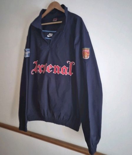 Rare Vintage Arsenal Training Top 1994/95 Navy Size 3XL
