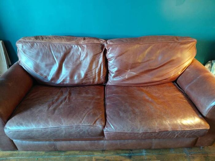 Vintage leather sofa