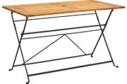 Folding Garden Table 120x70x74 cm Solid Acacia Wood