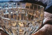 New Waterford crystal Marquise Quadrata bowl with box