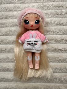 Na! Na! Na! Surprise Doll Aubrey Heart with Bunny Sweater Used Please see photos