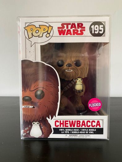 Star Wars - Chewbacca (with Porg) Funko #195