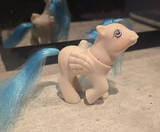 Baby Graffiti (2) Peek-a-Boo Babies Ponies HTF MLP G1 My Little Pony Hasbro