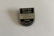 Vintage  Motor Show 1968 London Badge