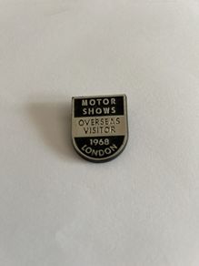 Vintage  Motor Show 1968 London Badge