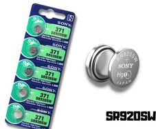 SONY SR920SW 371 AG6 1.55V Alkaline Watch Batteries  5pcs