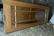 Oak Door with Clear Bevelled glass
