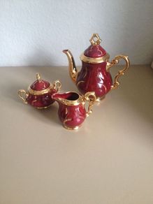 Vintage German Handmade Tea Set