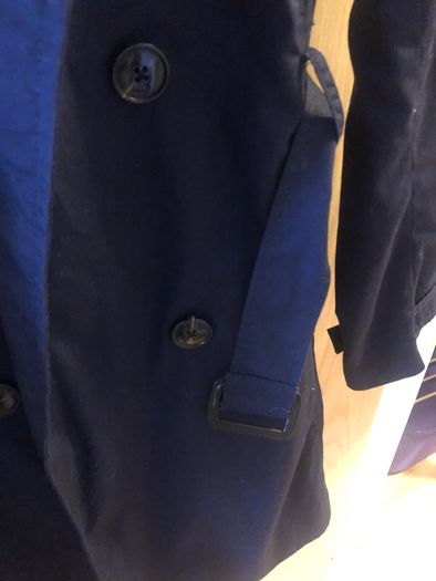 NEW Navy Belted MAC/Coat Size 8