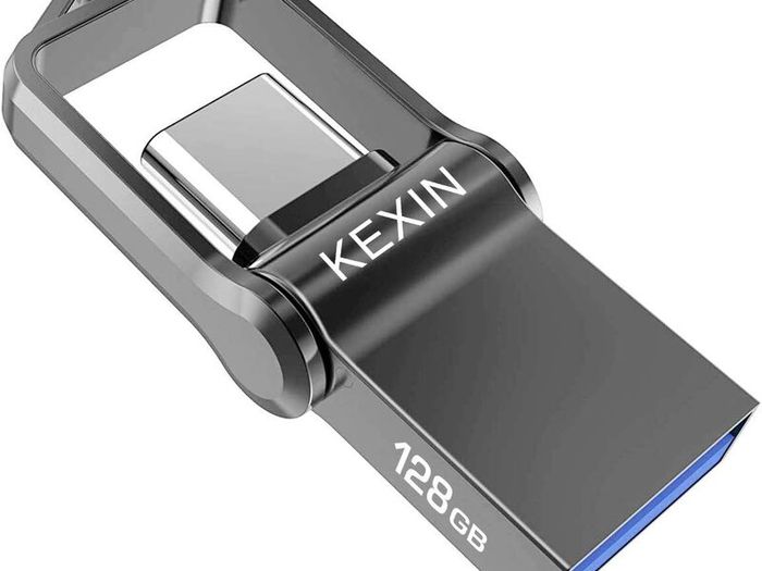 KEXIN USB Flash Drive Type C 128GB USB & type C Drive 3.0 Dual OTG 2 in 128GB USB & type C Drive 3.0 Dual OTG 2 in 1