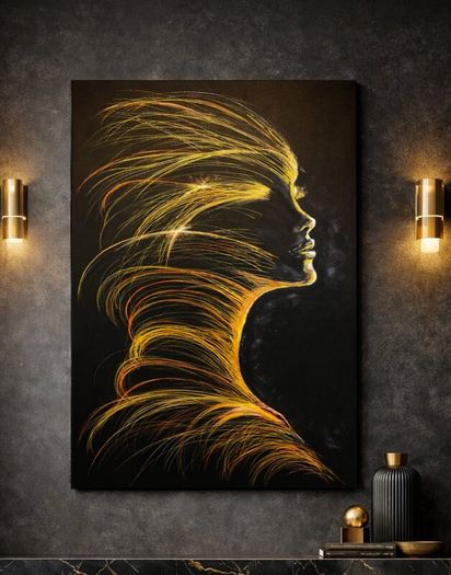 Acrylic painting on canvas
