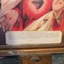 Vintage Sacred Heart Blessing Framed Image 3