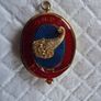 3 X Oval Gilt & Enamel Masonic Lodge Pendants Image 3