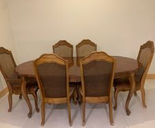 Dining table and chairs