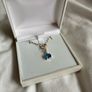 Thomas Sabo stirling silver necklace with turquoise stone Image 3