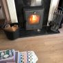 Yola fire door stove used needs TLC and replacement glass Image 3