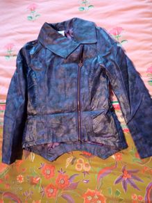 Disney faux leather girl's jacket
