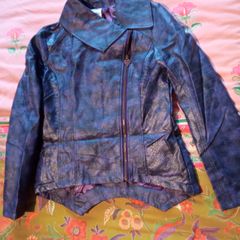 Disney faux leather girl's jacket