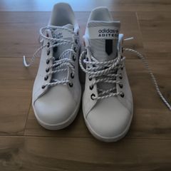ADIDAS MEN shoes, size 40, uk 6 and half, white, used but very good condition