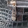 Black croc design Moda handbag Image 4