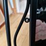 Portland Beautiful black wrought iron mirror (57cm x 81cm) Brand New Image 7
