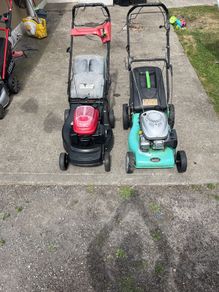 2 lawnmowers