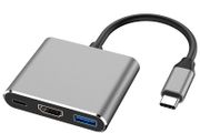 3 Port USB C Hub HDMI USB 3.0 Charging for Apple and Samsung