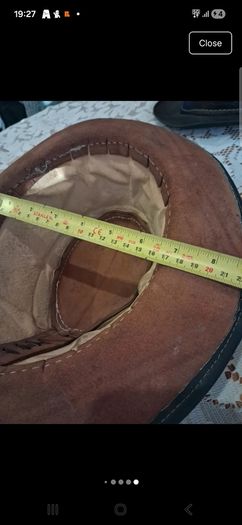 leather fedora hat