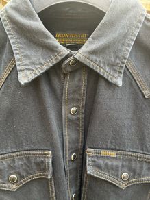 Iron Heart shirt indigo OD black