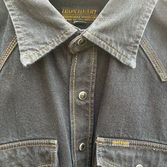 Iron Heart shirt indigo OD black