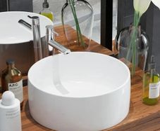Basin Round Ceramic White 40x15 cm