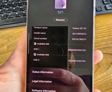 Samsung Galaxy S21 5g Lilac and Gold