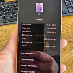 Samsung Galaxy S21 5g Lilac and Gold