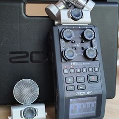 Zoom H6 Portable Handy Recorded with MSH-6 and XYH-6 microphones