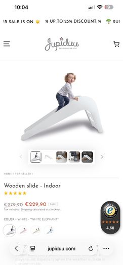 wooden slide