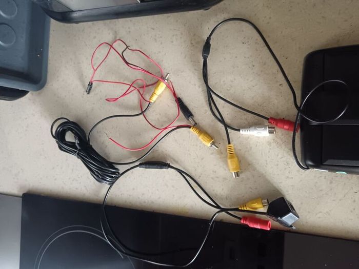 car reverse camera and monitor flip to close when need. All cables and easy to install on reverse positive cable and ground metal part of the car.
