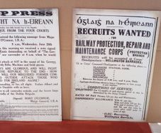 Irish Civil War Media Notice A3 size Poster Ireland