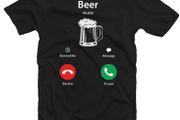 Beer calling t-shirt