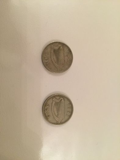 1953-1968 Irish threepence's