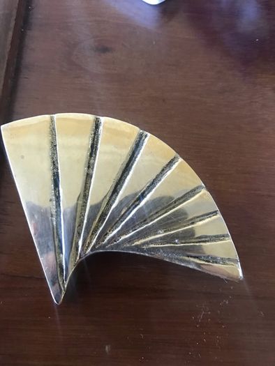 Heavy Brass Paperweight