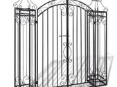 Ornamental Garden Gate Wrought Iron 122x20.5x134 cm