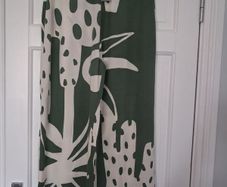 Parfois Printed Trousers - Green Ivory - M to L - BNWT RRP 39.99