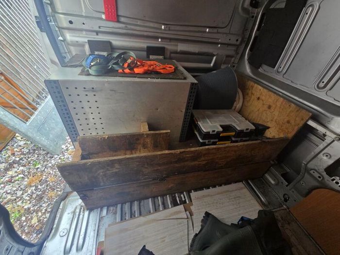 van storage and tool box