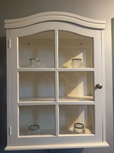 Glass display cabinet