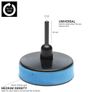 Glass Polish - 12007 - 75mm ( 3") Spindle Pad Hook and Loop - Blue Foam medium Image 3