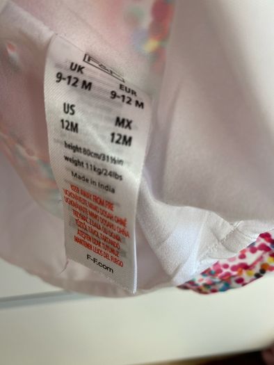 baby girl dress 9-12 months