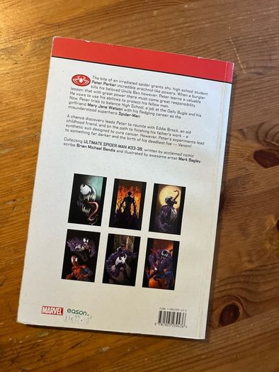 Marvel graphic novel. Ultimate spider-man: Venom