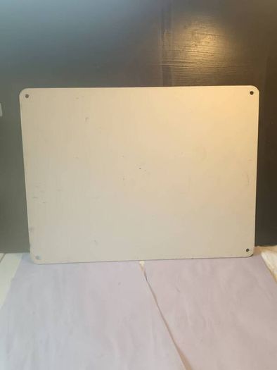 Heavy Duty Cast Aluminum Notice Sign