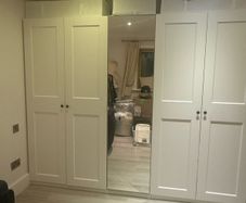 IKEA PAX Wardrobe 2.5m Wide Mirror Door Excellent Condition