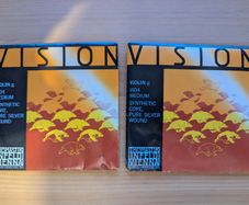2x Violin string - Thomastik Vision Violin G 4/4 medium
